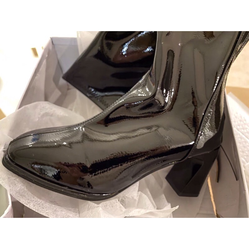 Giày bốt cao cổ da bóng(4 ảnh cuối là ảnh thật) | BigBuy360 - bigbuy360.vn