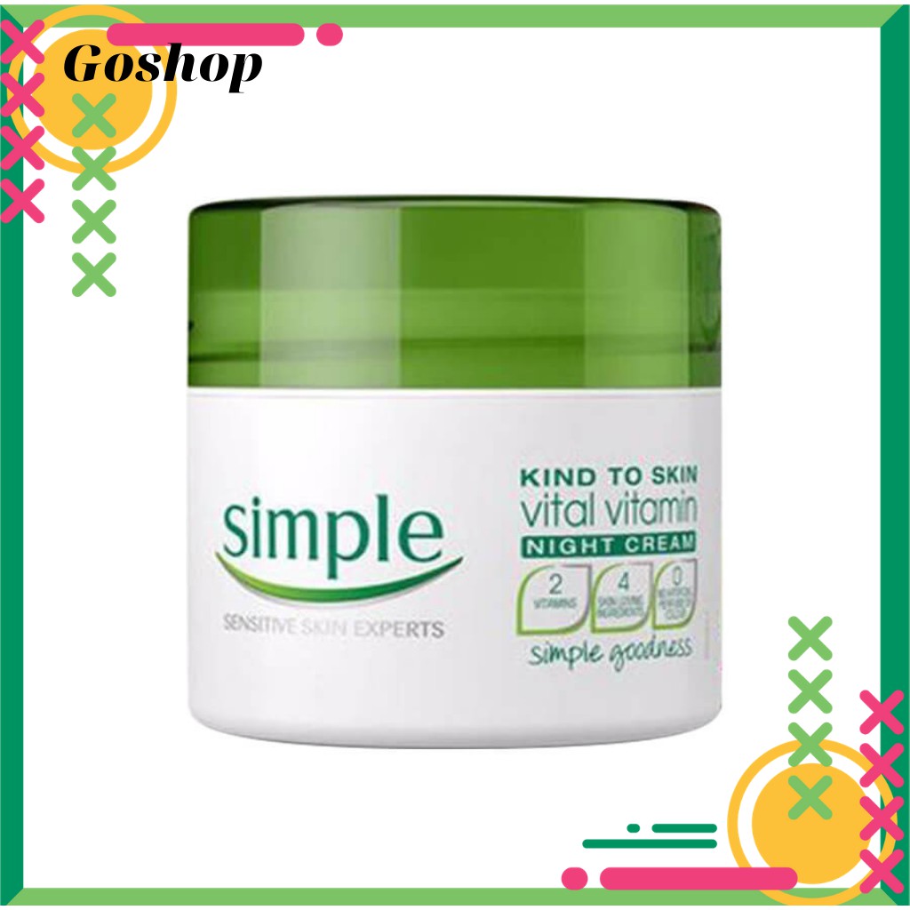 Kem Dưỡng Ẩm Da Ban Đêm SIMPLE 50ml