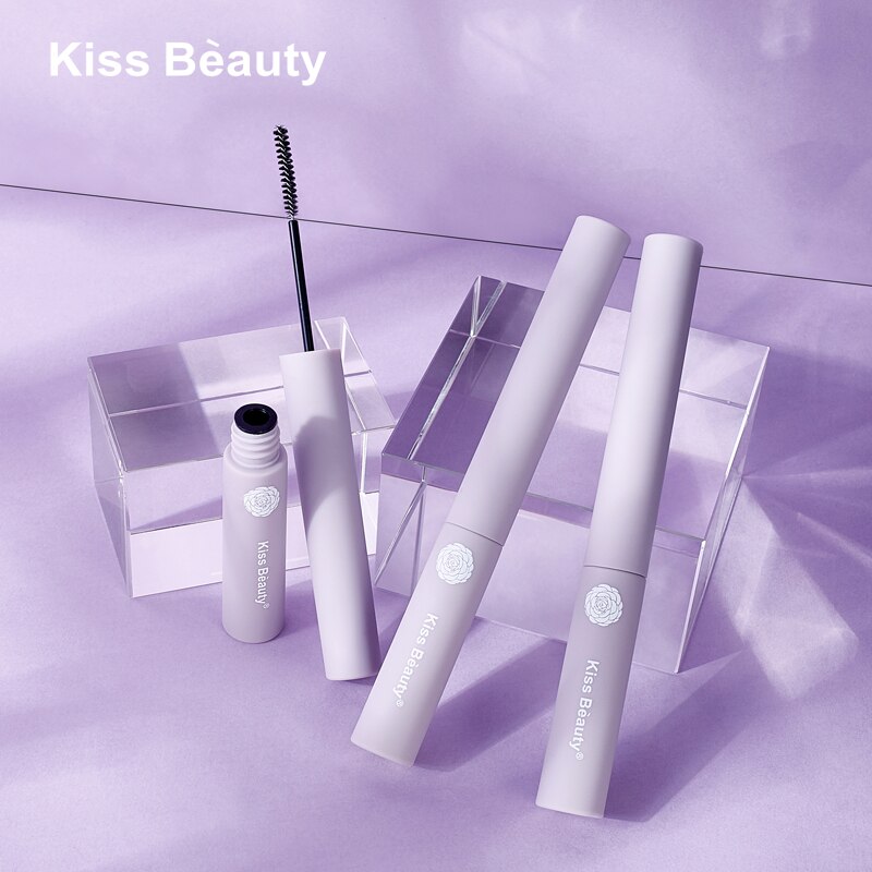 Mascara Kiss Beauty đầu siêu mảnh chải mi cong dày tự nhiên chống nước