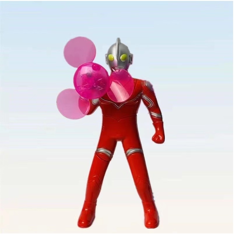 Quạt Cầm Tay mini Họa Tiết Hoạt Hình Ultraman Dễ Thương Cho Các Bé