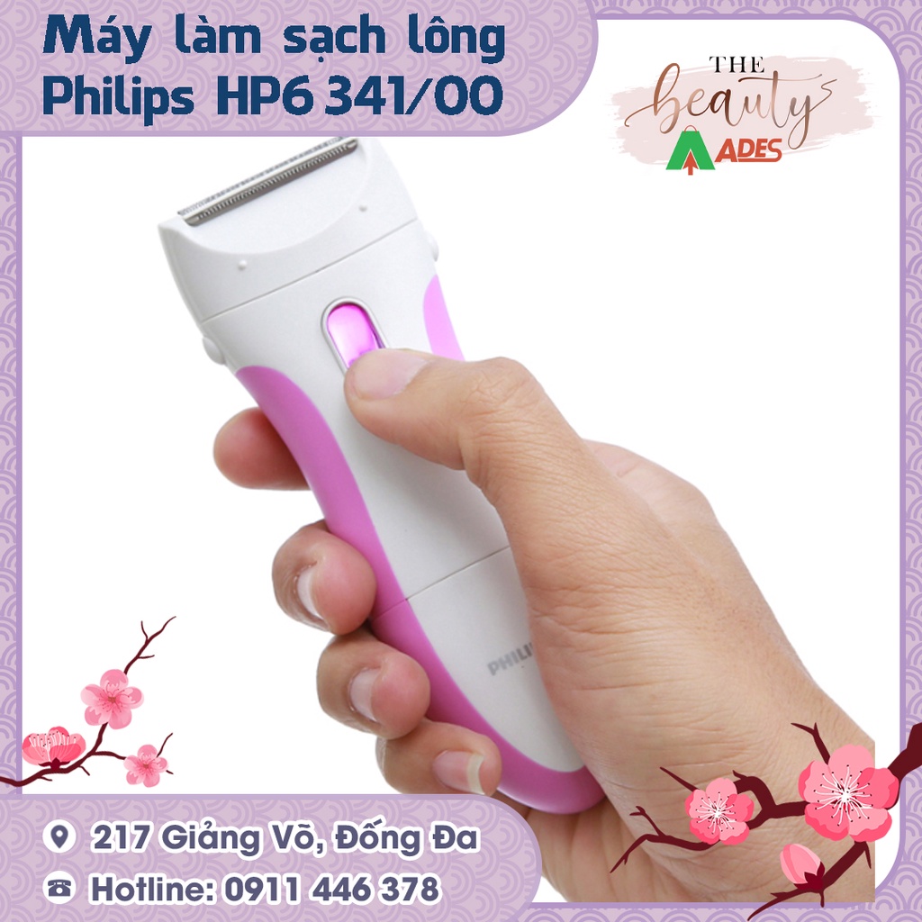 Máy làm sạch lông cho phụ nữ Philips HP6341 - HÀNG CHÍNH HÃNG BẢO HÀNH 12 THÁNG
