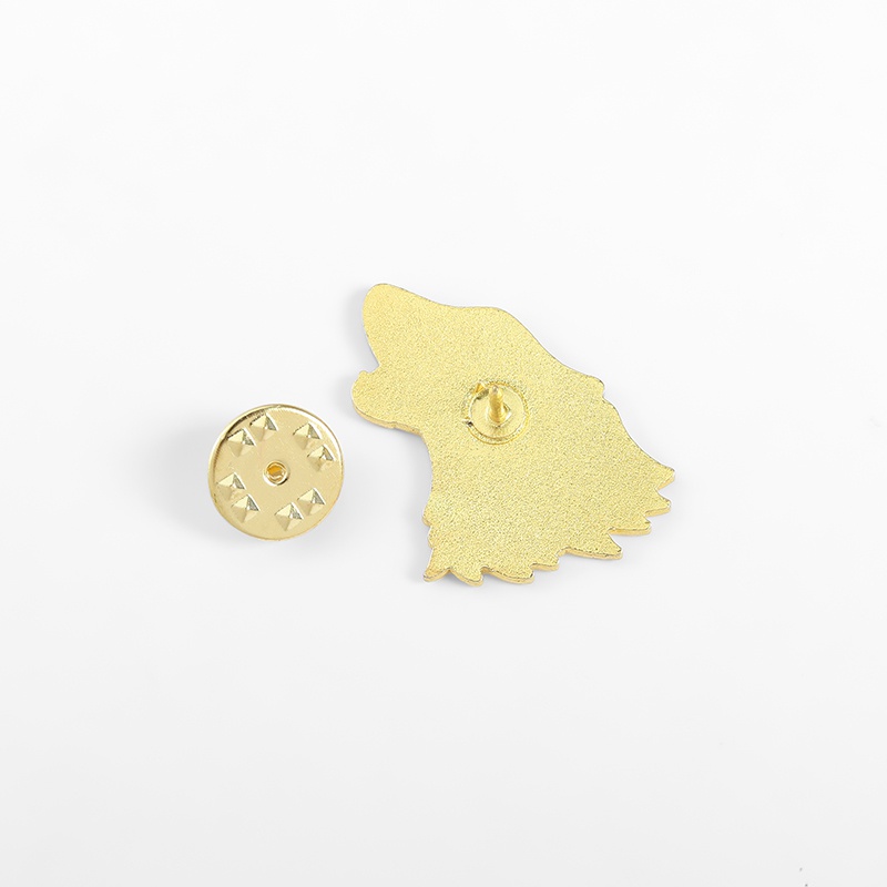 Ghim Cài Áo Hình Đầu Sói/Mặt Trăng/Ngôi Sao/Xanh Lá Thiên Nhiên Dễ Thương