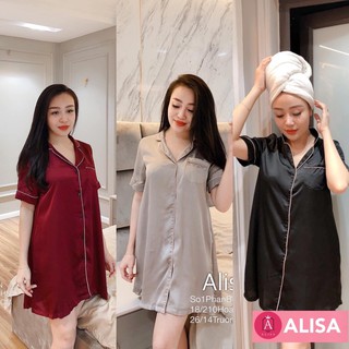 Váy ngủ cộc tay - alisa