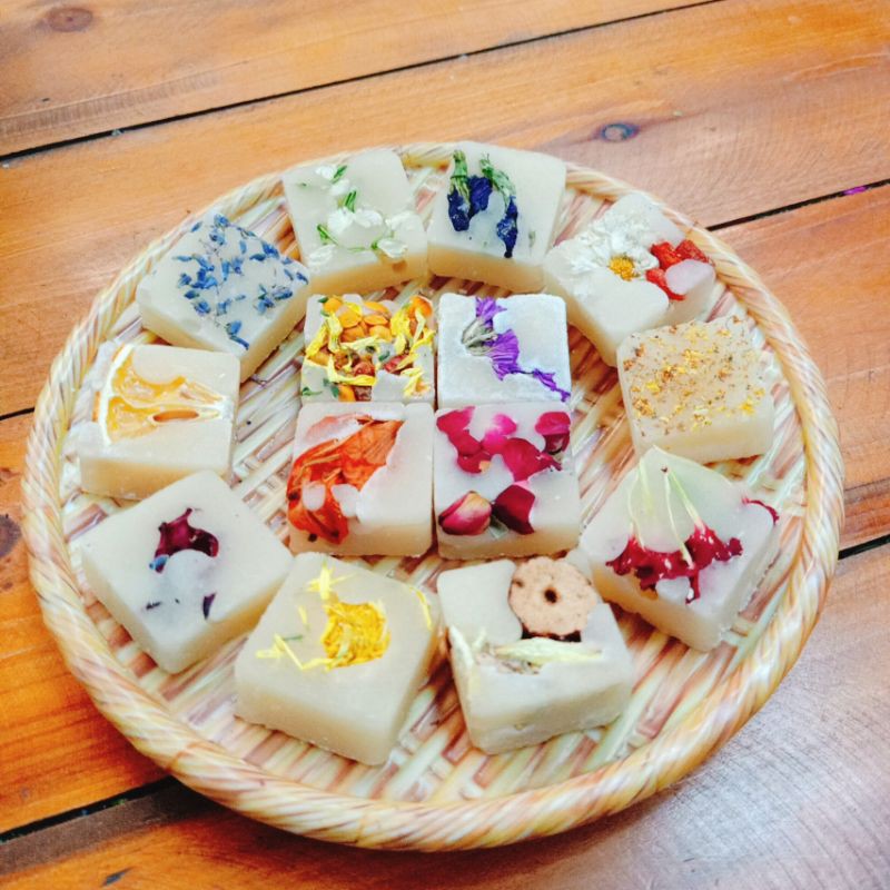 Trà hoa đường viên vuông