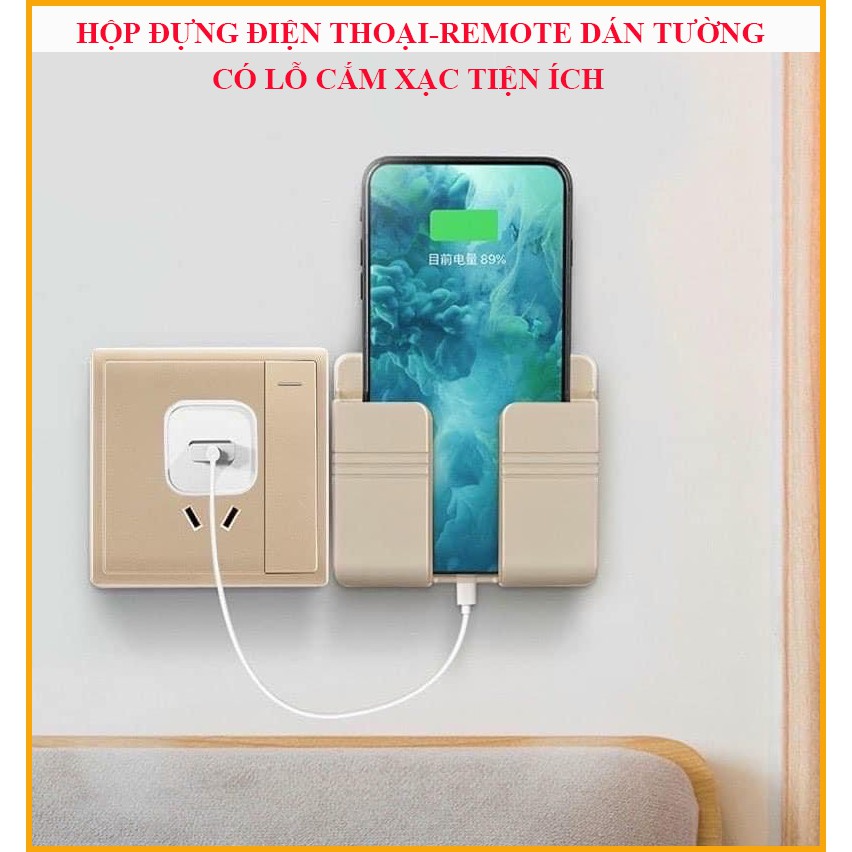 Hộp Đựng Điện Thoại Dán Tường