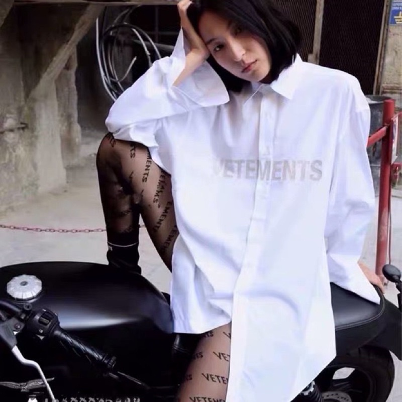 Áo sơ mi Vetements logo shirt cao cấp