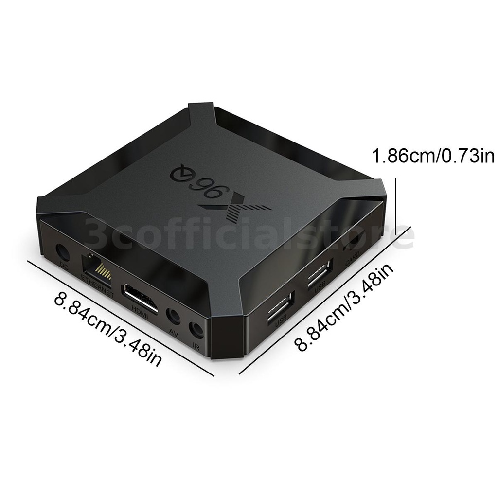 Tv Box 4G+64GB 4K X96Q Android 10.0 Smart H313 2.4G Và Phụ Kiện