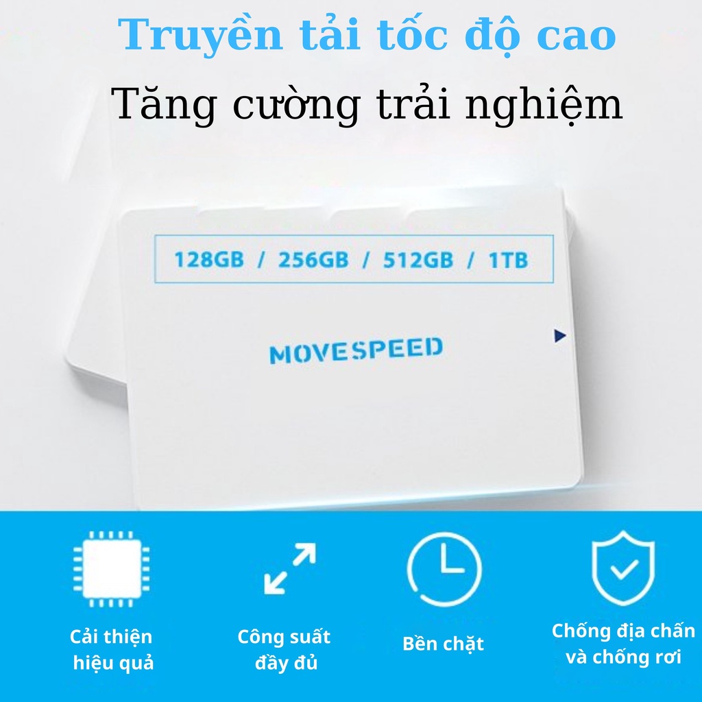 Ổ cứng MOVE SPEED SSD SATA III cao cấp chính hãng chuyên PC Gaming Máy tính Laptop Bảo hành 36 Tháng