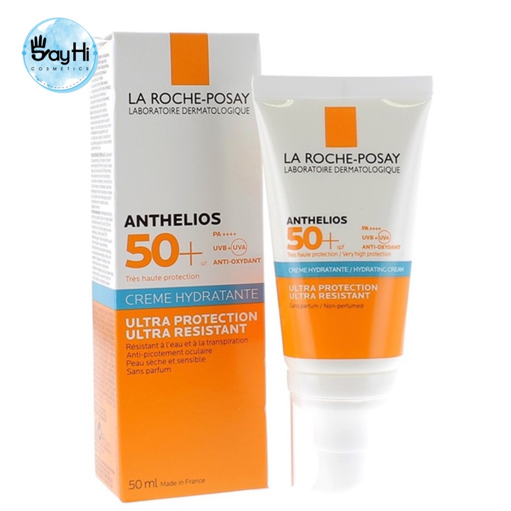 Kem chống nắng da khô nhạy cảm La Roche-Posay Anthelios Hydrating Cream SPF50