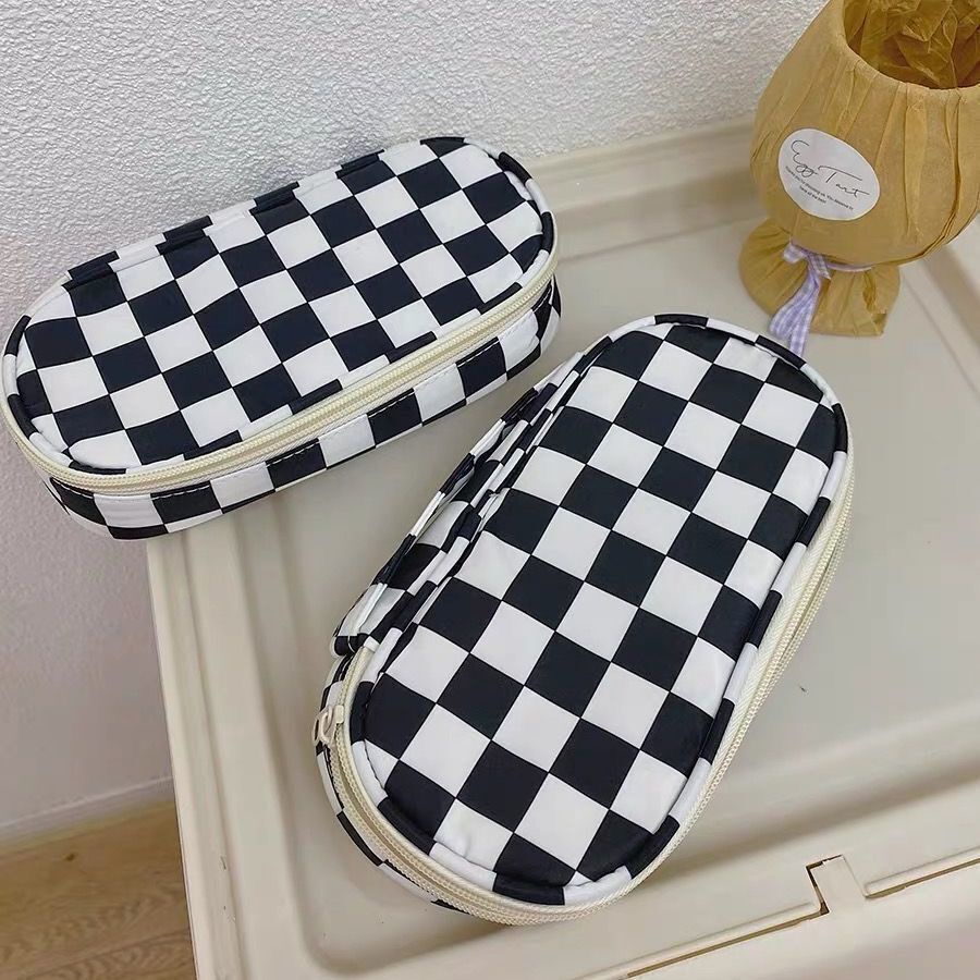 Túi Đựng Bút Chì Sức Chứa Lớn Phong Cách Vintage Sắp Xếp Gọn Gàng Cho Trường Học / Văn Phòng