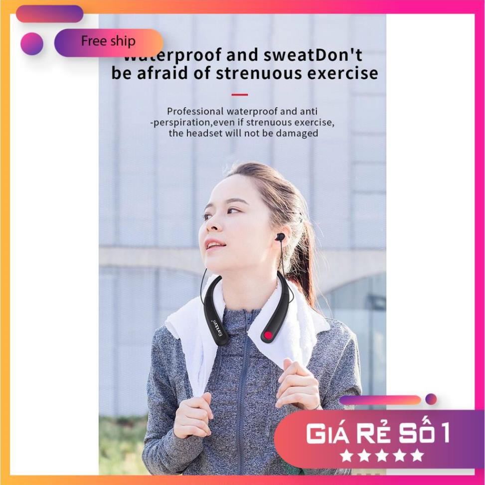 Tai nghe Bluetooth thể thao Chạy Bộ Đeo Cổ siêu Bass Earldom BH13 Kết Nối không dây Chắn Chắn Pin Trâu Bảo Hành 12 Tháng