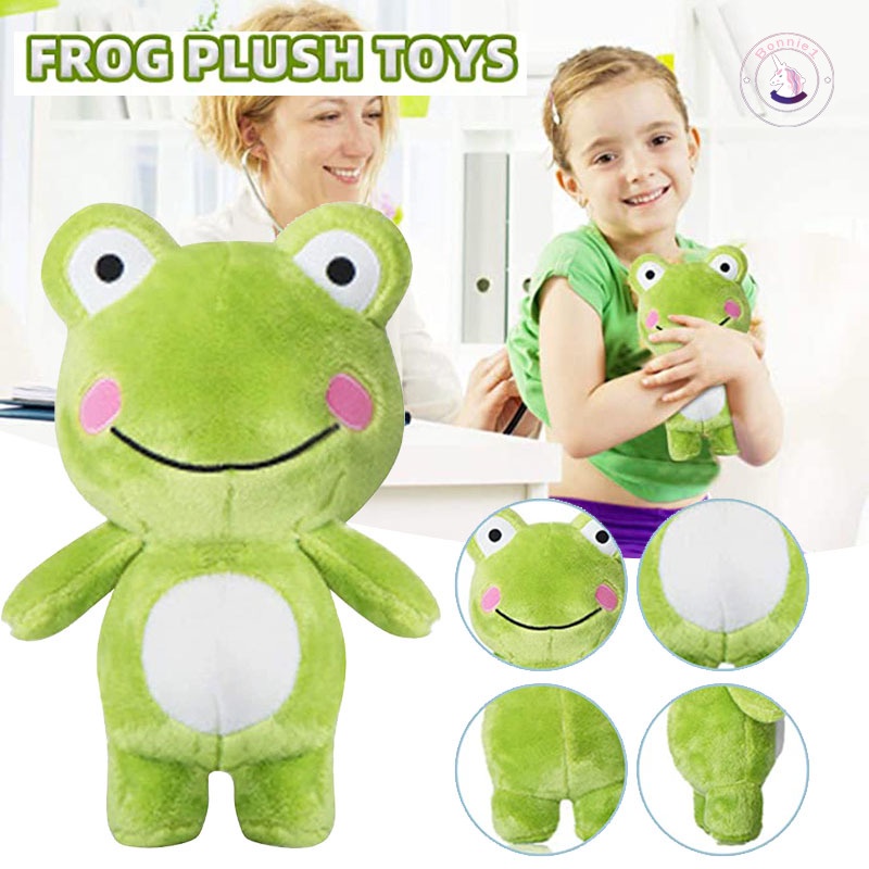 Đồ chơi nhồi bông hình con ếch hoạt hình kích thước 25cm mềm mại