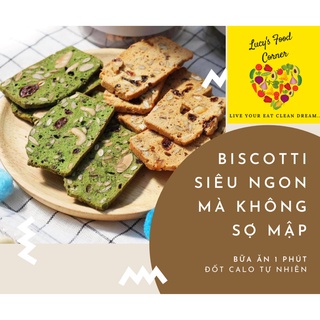 Bánh Biscotti ăn kiêng [LOẠI 1 ] | Bánh ăn kiêng giảm cân Lucy's FooD Corner 250g