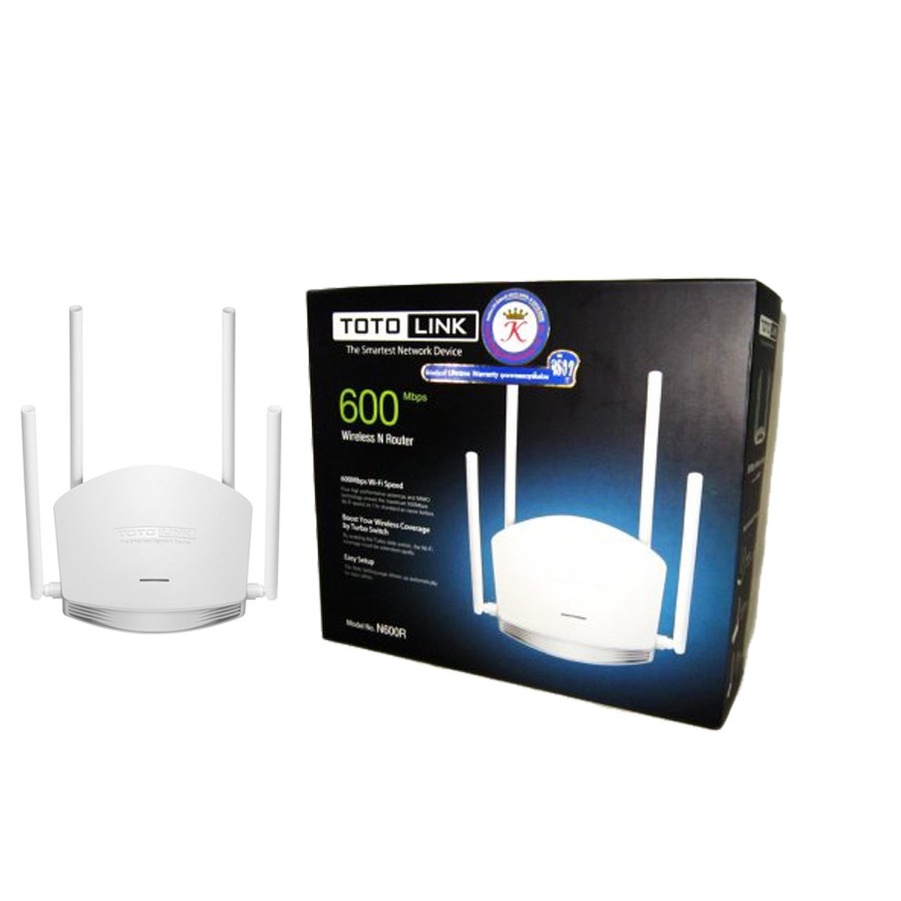 [Mã 254ELSALE giảm 7% đơn 300K] Cục phát wifi tốc độ ổn định Router Wi-Fi Chuẩn N 600Mbps TOTOLINK N600R