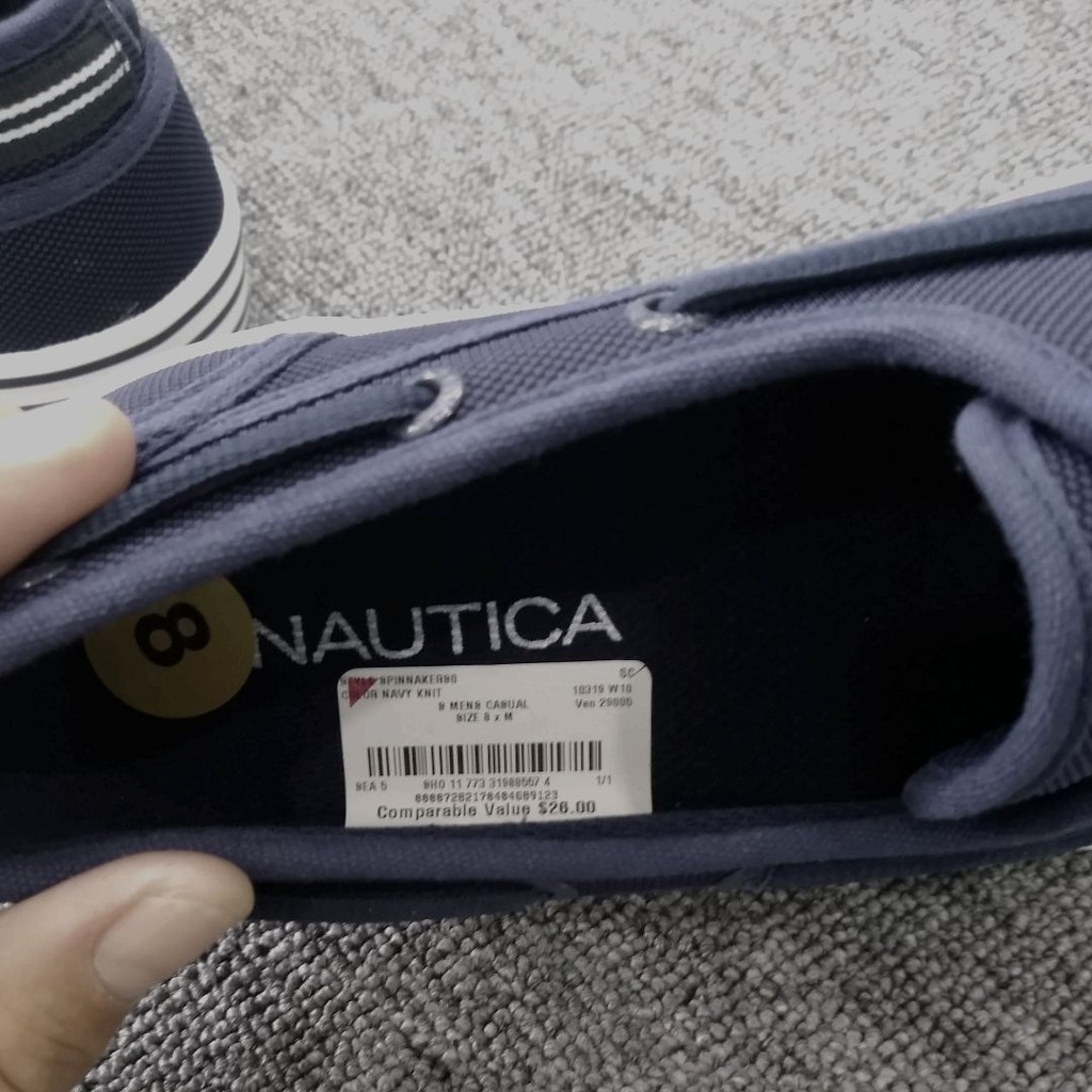 GIÀY THUYỀN NAM XÁCH TAY MỸ - NAUTICA SPINNAKER 2 CANVAS SNEAKER - MINH GA USA