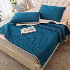 Chiếu điều hòa cao su non 2D/3D, chiếu điều hòa trơn nhiều màu sắc - tặng kèm vỏ gối