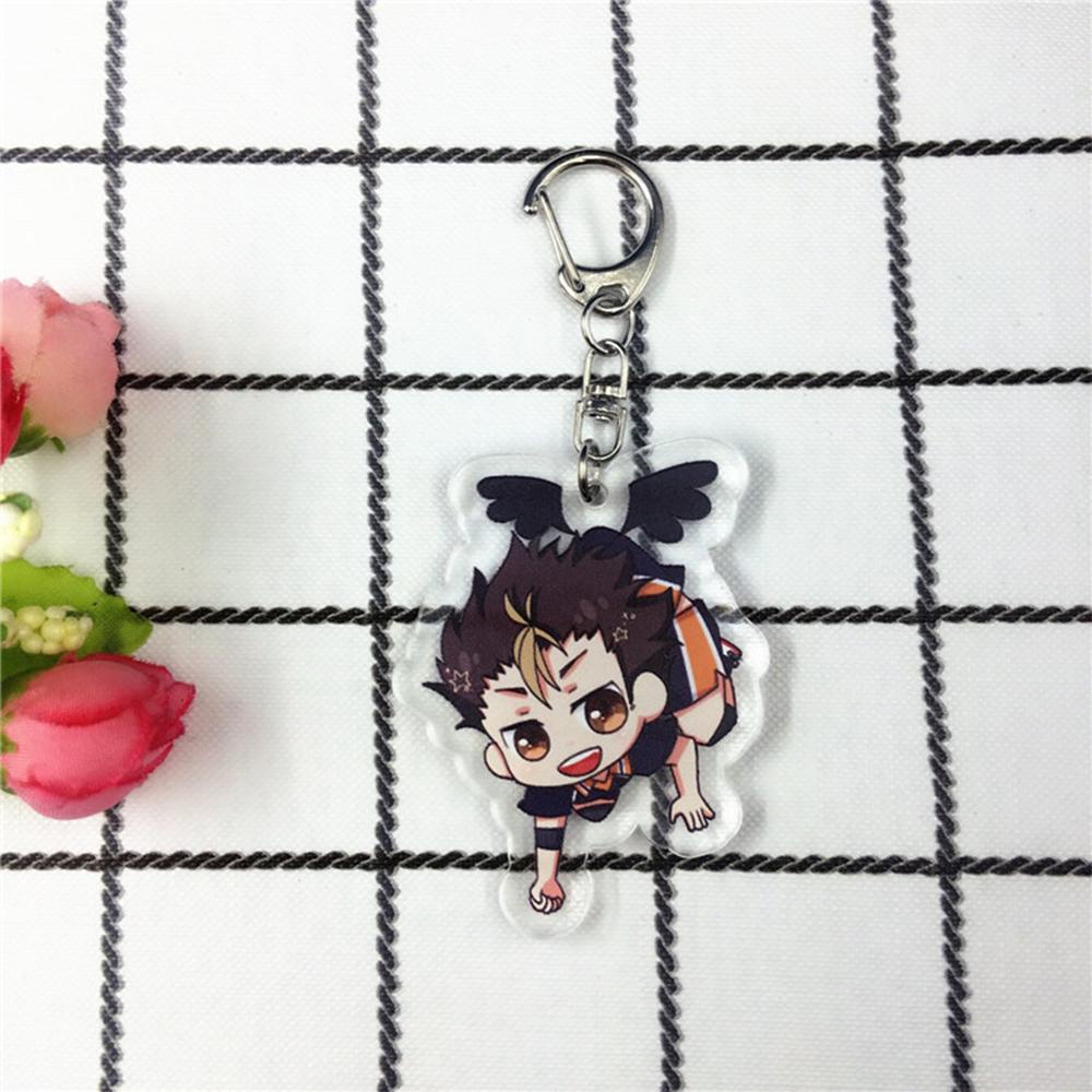 LANFY !!! Móc Khóa Xe Hơi Kozume Kenma Tobio Kageyama Hoạt Hình