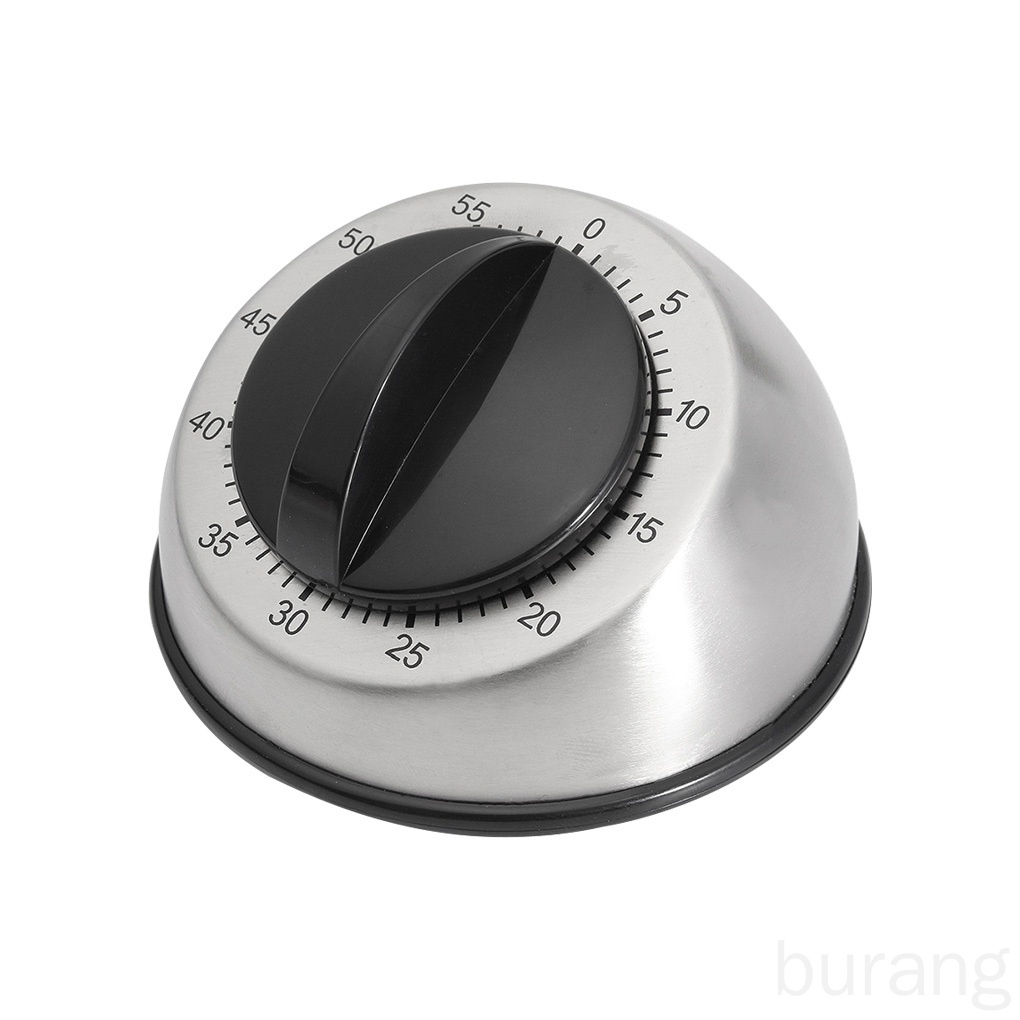 Đồng hồ hẹn giờ nấu ăn 60 phút bằng thép không gỉ