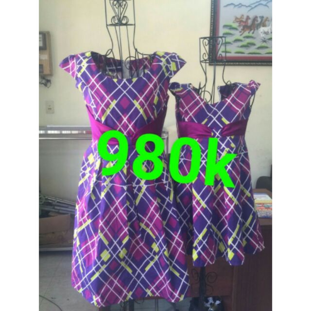 đầm cặp mẹ và bé