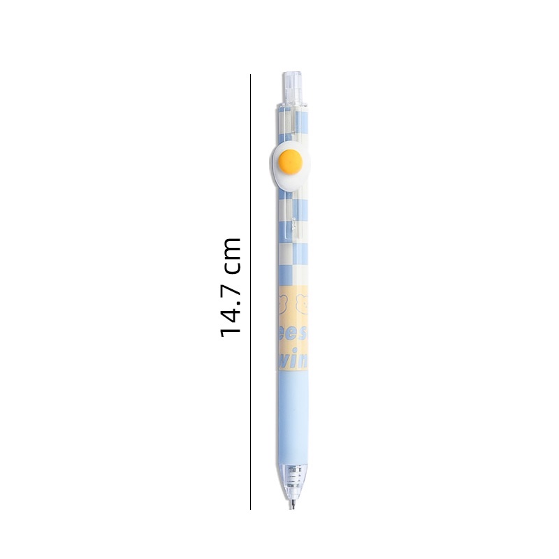 Set 6 Bút Mực Đen Ngòi 0.5mm Có Thể Thu Gọn Tiện Dụng Cho Học Sinh
