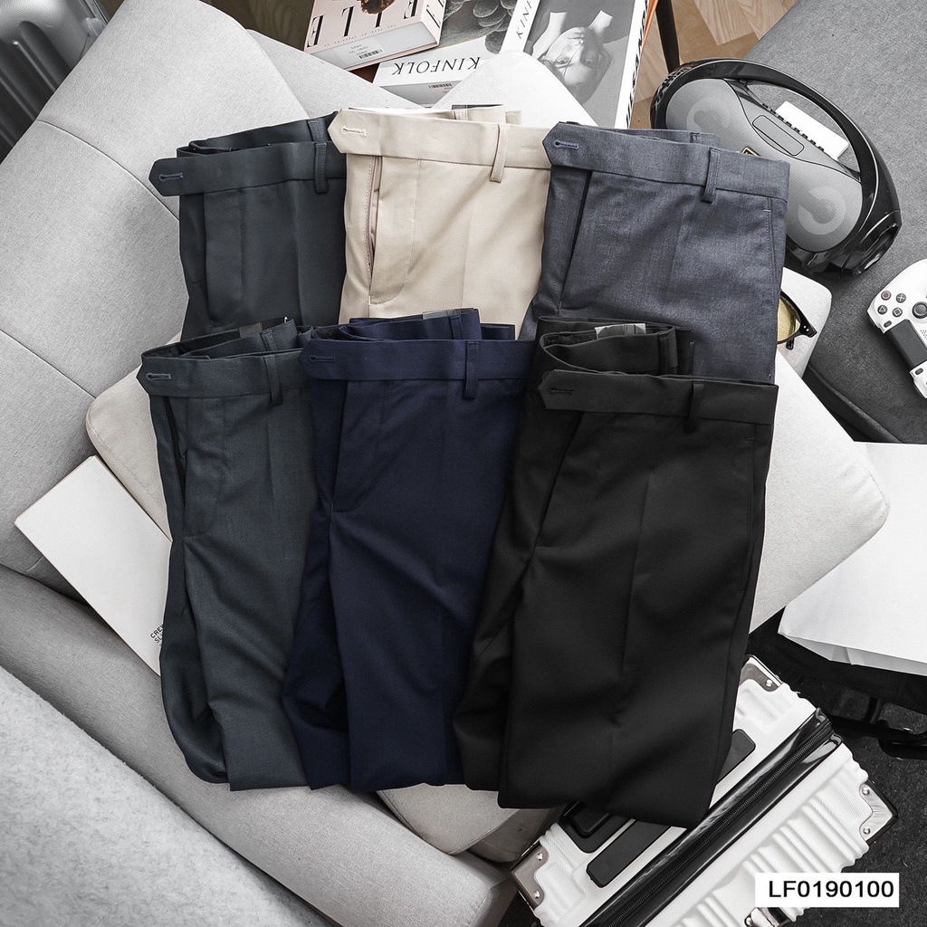 Quần tây âu nam Fox-Design vải Cotton lạnh form Slimfit hàng VNXK cao cấp D365-QTN20