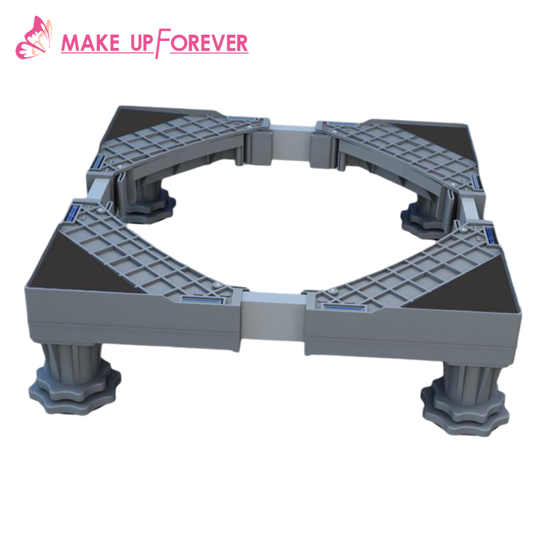 [Make_up Forever]Size Adjustable Washing Machine Stand Refrigerator Fridge Lifting Base with 4 Strong Feet, Durable