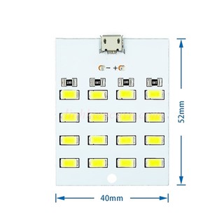 Module LED Siêu Sáng Nguồn 5V Micro USB