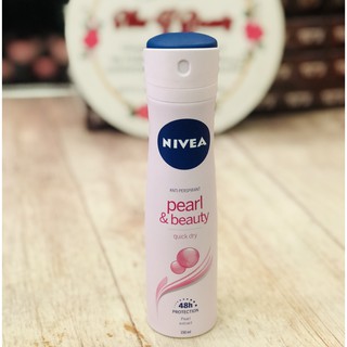 Xịt Khử Mùi Nữ Ngọc Trai Đẹp Quyến Rũ Nivea Pearl & Beauty 150ml