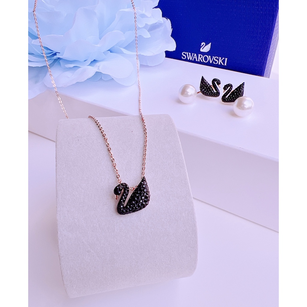 Set thiên nga đen Swarovski