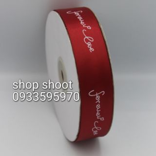 RUY BĂNG LỤA 3 PHÂN CHỮ forerver you