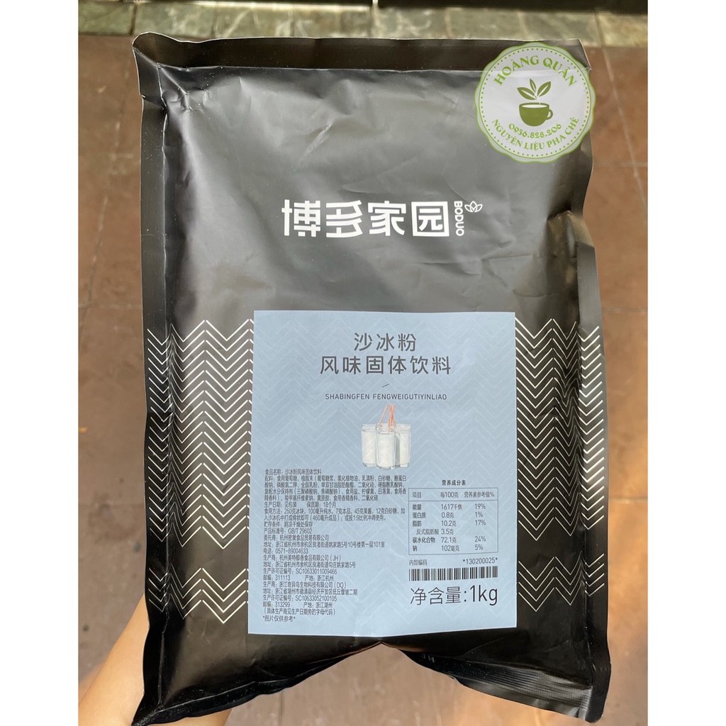 Bột Boduo 1kg các vị: Socola/Khoai Môn/Chống phân tầng đồ đá xay  1kg