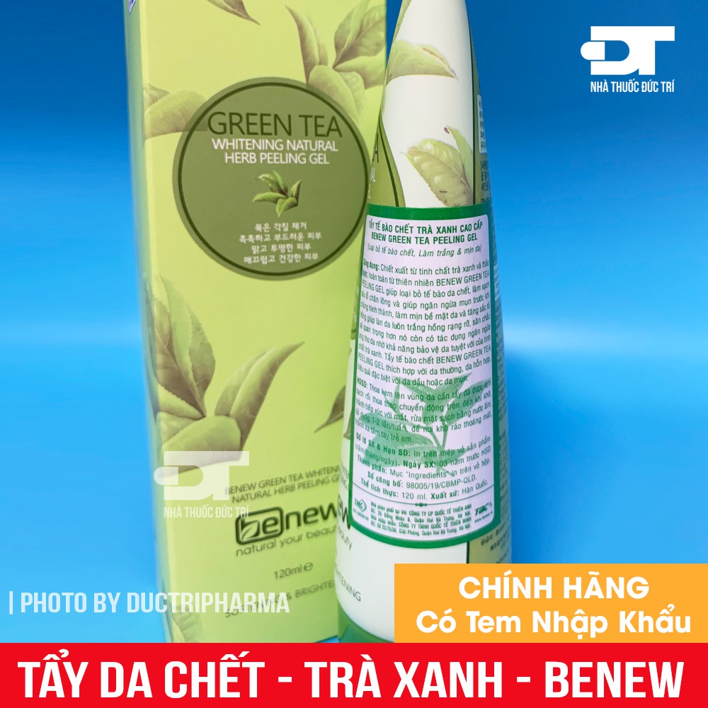 [CHÍNH HÃNG] Tẩy da chết trà xanh Benew Green Tea Peeling Gel