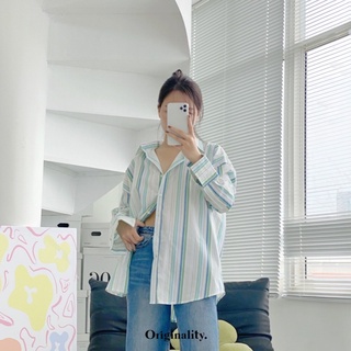 Sơmi originality oversize sọc
