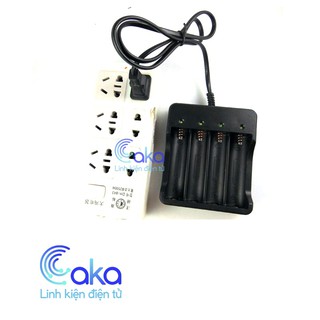 Bộ sạc Pin 18650 4 Pin