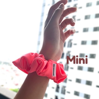 Buộc tóc Neon Scrunchie handmade vải thun lụa
