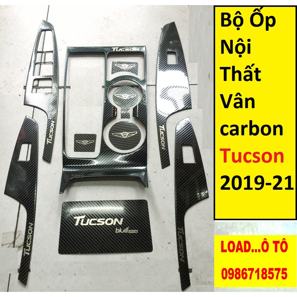 Bộ Ốp Nội Thất Huyndai Tucson 2018-2021 Vân Carbon Cáo Cấp