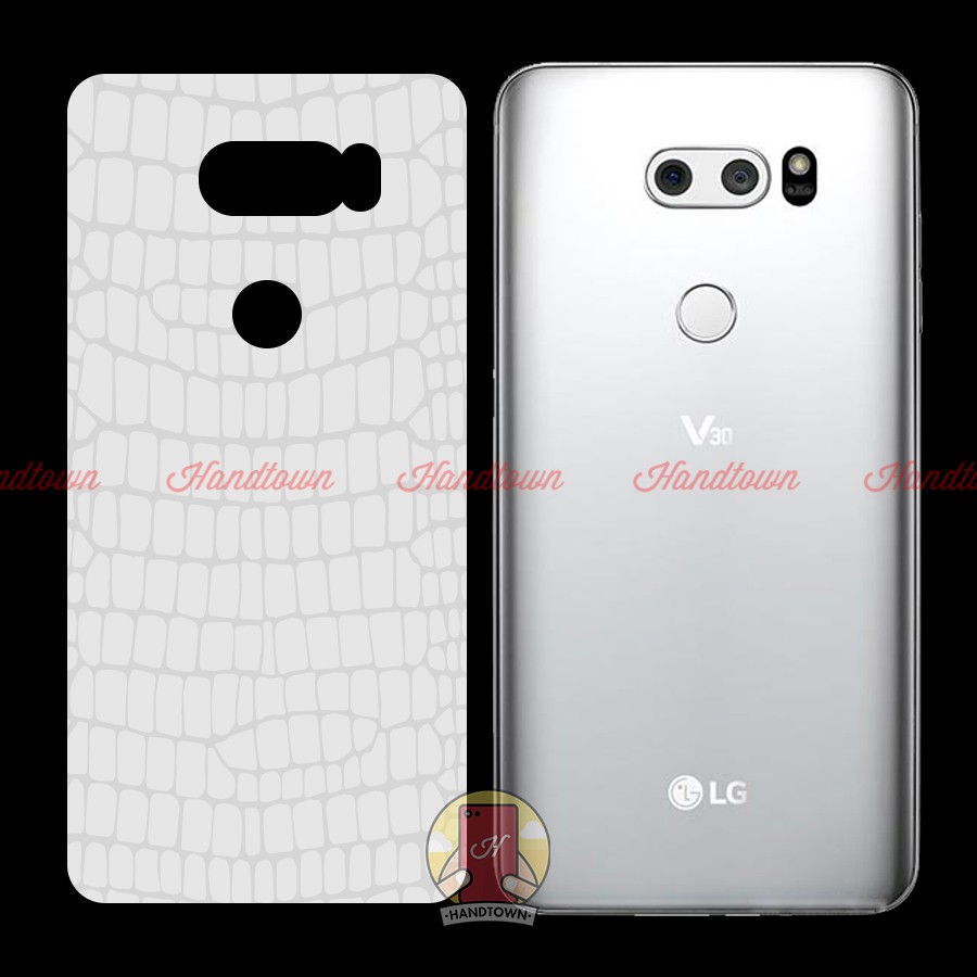 Dán PPF Mặt Lưng LG V30 / LG V40 ThinQ / LG V50 ThinQ Kính Cường Lực Dẻo Vân Cá Sấu / Hiệu Ứng Cầu Vồng / Trong Suốt