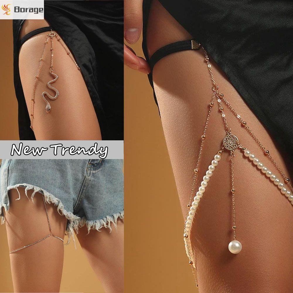 Chuỗi dây đeo cơ thể nhiều lớp thời trang quyến rũ cho nữ