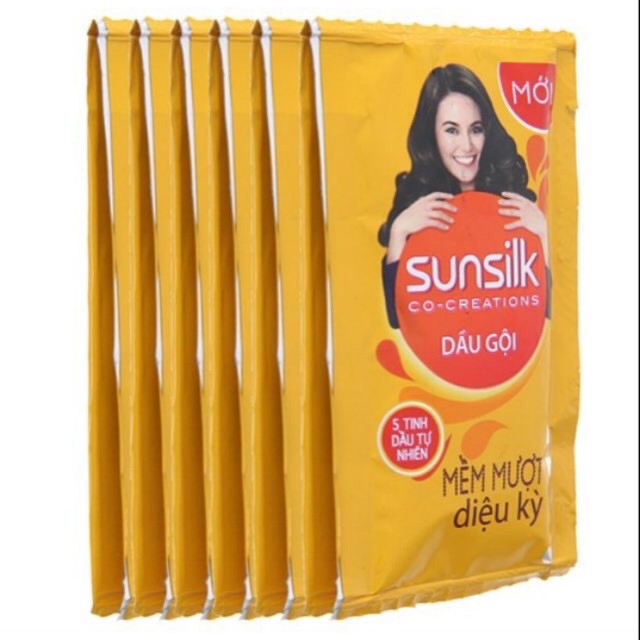 Dầu gội Sunsilk mềm mượt diệu kỳ 5.8ml x 12 gói