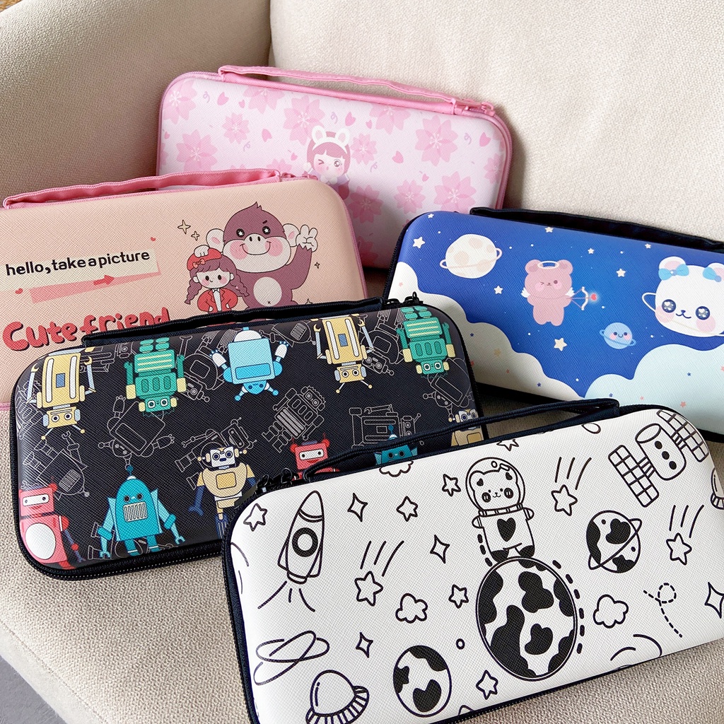 Túi Đựng Máy Chơi Game Cầm Tay Nintendo Switch Lite Chống Sốc / Thấm Nước Họa Tiết Hoạt Hình