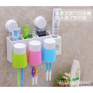 Dụng cụ nhả kem đánh răng kèm 3 cốc