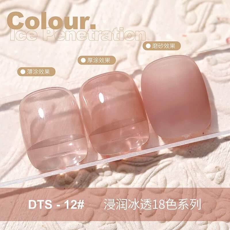 Sơn gel thạch As mã DTS set 18 chai dung tích 15ml