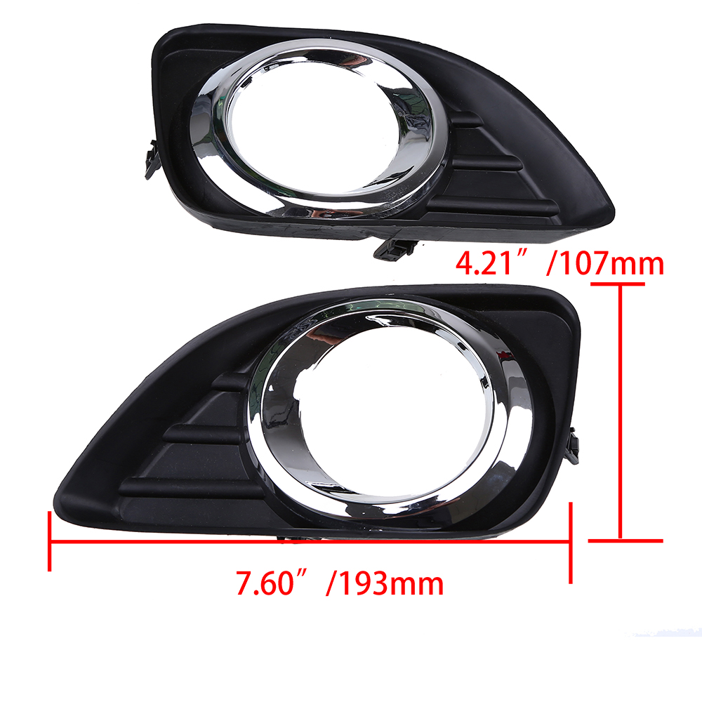 TOYOTA 1 Cặp Ốp Đèn Sương Mù Cho Xe Toyota Camry Xv40 2010-2011