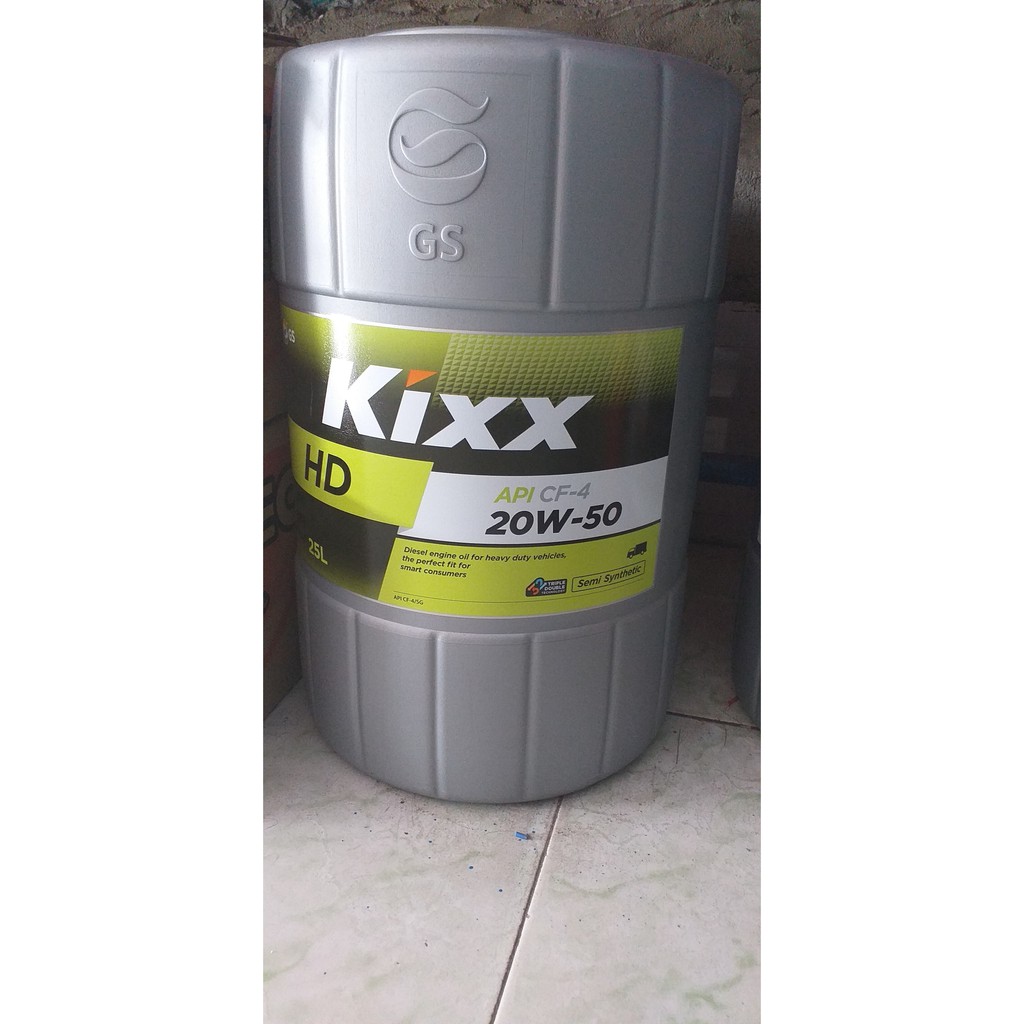 Dầu nhớt Kixx HD API CF4 20w50 25l