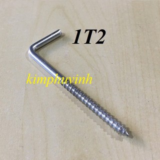 Bộ 10cái - 12cm chiếc vít chữ L - Móc màn 1T2