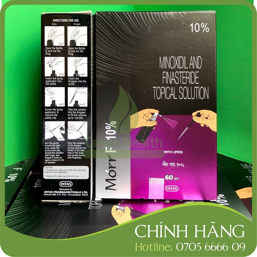  Thuốc mọc tóc Minoxidil & Finasteride 10% - Morr F10