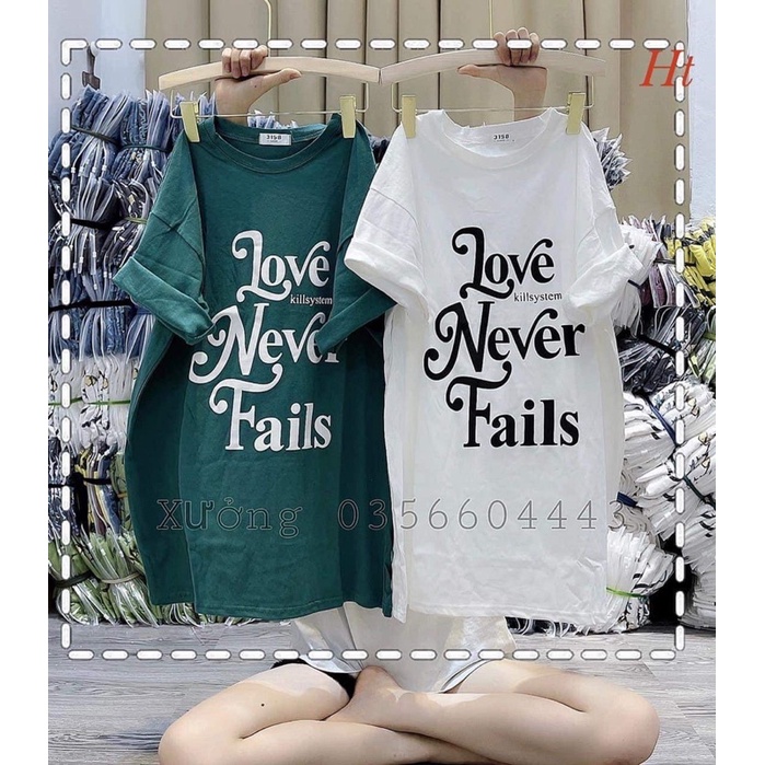 Áo phông love never HT11