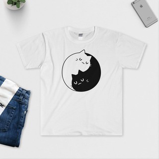Áo Yin Yang Cats T-Shirt