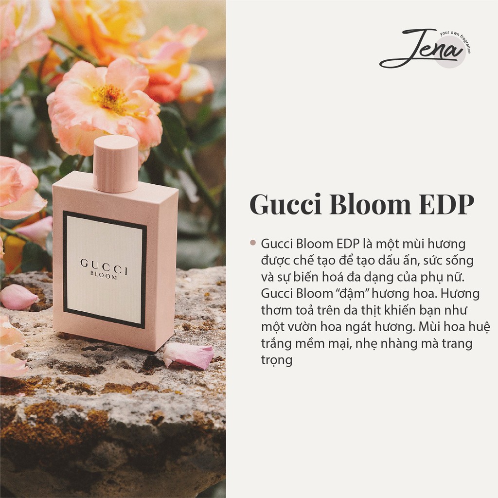 Nước Hoa Gucci Bloom Eau De Parfum For Her 10ml - Hương Thơm Trẻ Trung, Quyến Rũ (Hàng Chính Hãng)