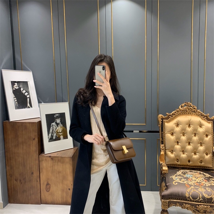 Túi Đeo Chéo Một Bên Vai Có Khóa Kim Loại Phong Cách Cổ Điển Mẫu Mới 2023 Dành Cho Thanh Thiếu Niên777777